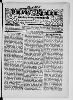Tägliche Rundschau on Mar 6, 1903