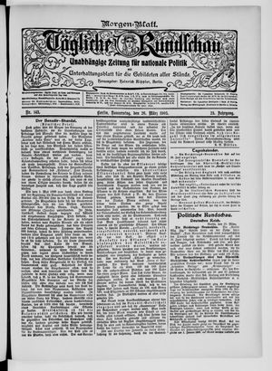 Tägliche Rundschau on Mar 26, 1903
