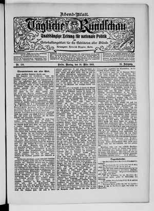 Tägliche Rundschau vom 30.03.1903