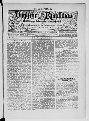 Tägliche Rundschau on Apr 7, 1903
