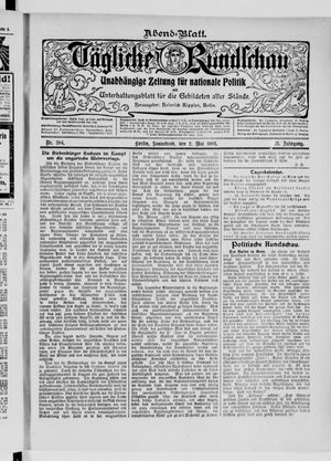 Tägliche Rundschau on May 2, 1903