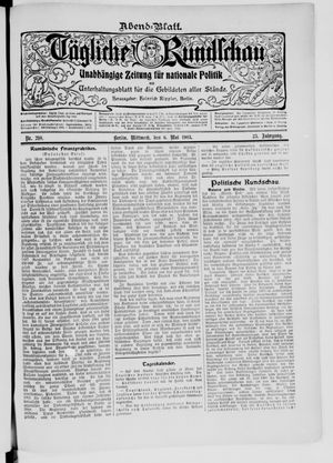 Tägliche Rundschau on May 6, 1903