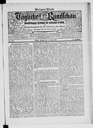 Tägliche Rundschau on Jun 12, 1903