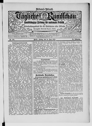 Tägliche Rundschau on Jun 19, 1903