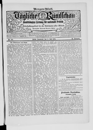 Tägliche Rundschau on Jul 11, 1903