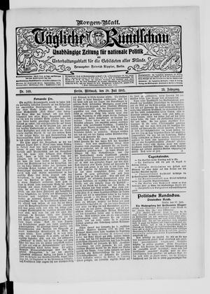 Tägliche Rundschau on Jul 29, 1903