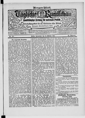 Tägliche Rundschau on Oct 10, 1903