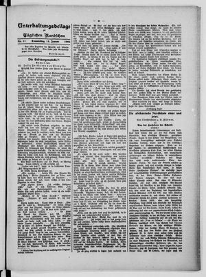 Tägliche Rundschau vom 14.01.1904