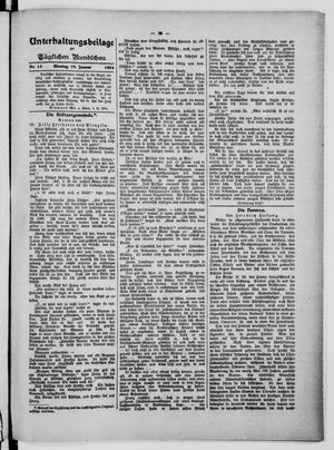 Tägliche Rundschau vom 18.01.1904