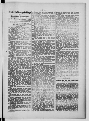 Tägliche Rundschau vom 21.01.1904