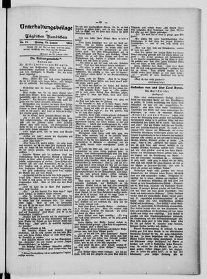 Tägliche Rundschau vom 22.01.1904