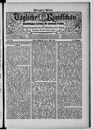 Tägliche Rundschau on Jun 8, 1904