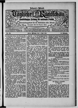 Tägliche Rundschau on Jun 8, 1904