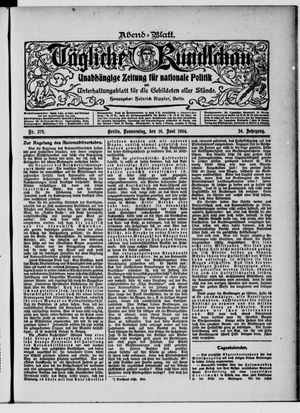 Tägliche Rundschau vom 16.06.1904