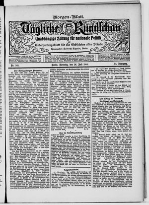 Tägliche Rundschau vom 26.07.1904