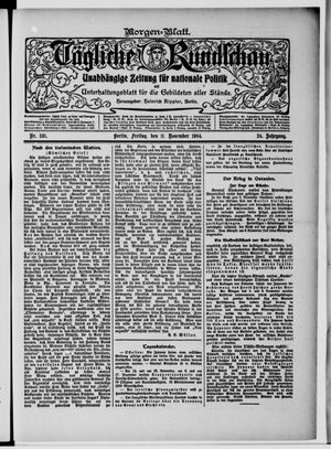 Tägliche Rundschau vom 11.11.1904