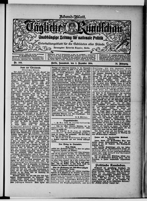 Tägliche Rundschau on Dec 3, 1904