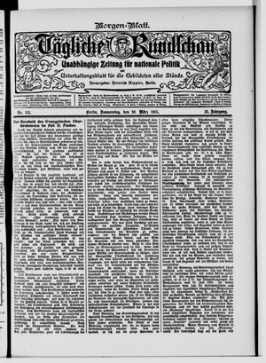 Tägliche Rundschau on Mar 30, 1905