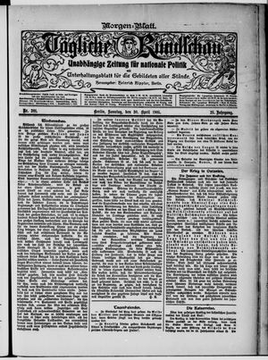 Tägliche Rundschau on Apr 30, 1905