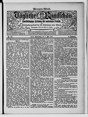 Tägliche Rundschau on May 4, 1905