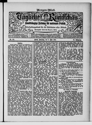 Tägliche Rundschau vom 09.05.1905