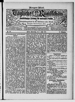 Tägliche Rundschau on May 11, 1905