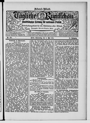 Tägliche Rundschau on May 11, 1905