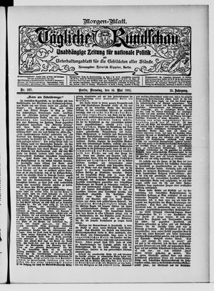 Tägliche Rundschau on May 16, 1905