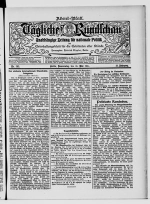 Tägliche Rundschau vom 18.05.1905