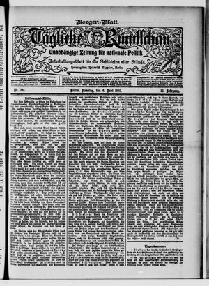 Tägliche Rundschau vom 06.06.1905