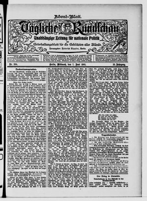 Tägliche Rundschau vom 07.06.1905