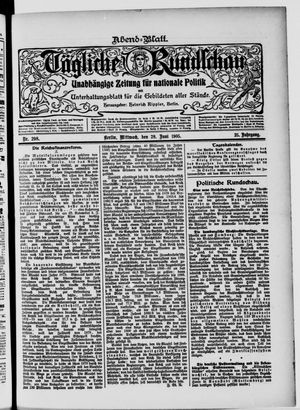 Tägliche Rundschau vom 28.06.1905