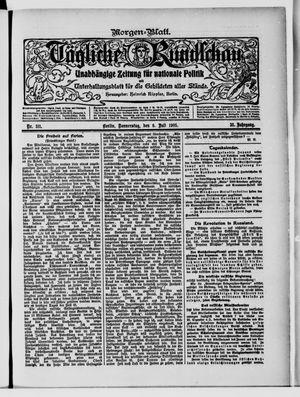 Tägliche Rundschau on Jul 6, 1905
