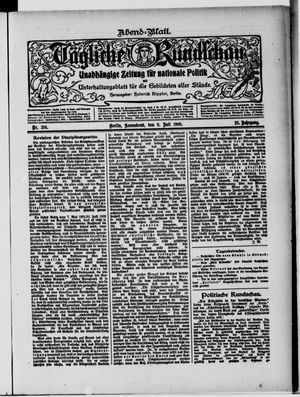 Tägliche Rundschau on Jul 8, 1905