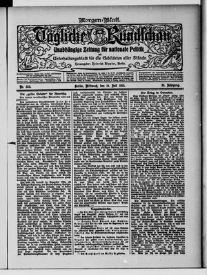 Tägliche Rundschau on Jul 19, 1905