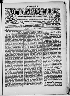 Tägliche Rundschau on Jan 3, 1906