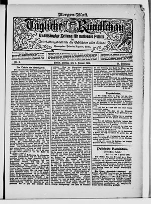 Tägliche Rundschau on Jan 5, 1906