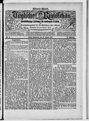 Tägliche Rundschau on Jan 25, 1906