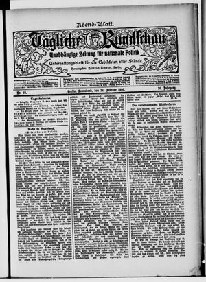 Tägliche Rundschau on Feb 24, 1906