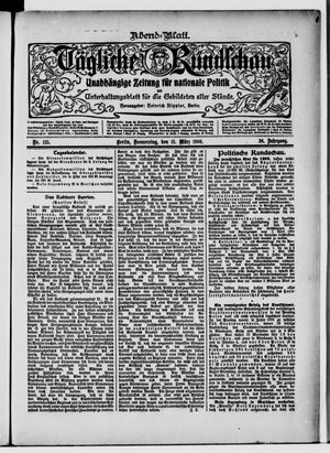 Tägliche Rundschau on Mar 15, 1906