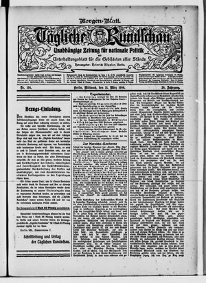 Tägliche Rundschau vom 21.03.1906