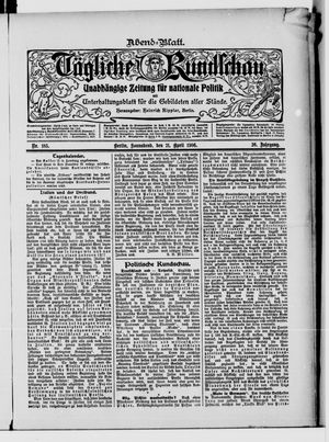 Tägliche Rundschau on Apr 21, 1906