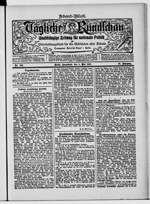 Tägliche Rundschau on May 5, 1906