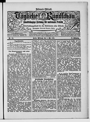 Tägliche Rundschau on May 9, 1906