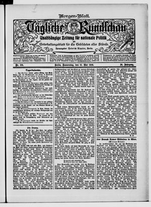 Tägliche Rundschau on May 10, 1906