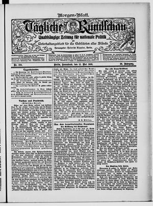 Tägliche Rundschau vom 12.05.1906