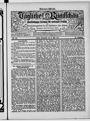 Tägliche Rundschau vom 12.05.1906