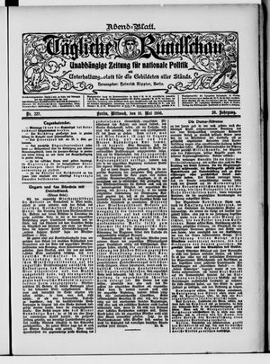 Tägliche Rundschau on May 16, 1906