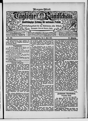 Tägliche Rundschau vom 03.06.1906