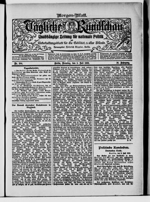 Tägliche Rundschau vom 03.07.1906